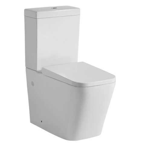Qubist Box Rim Flush Pan