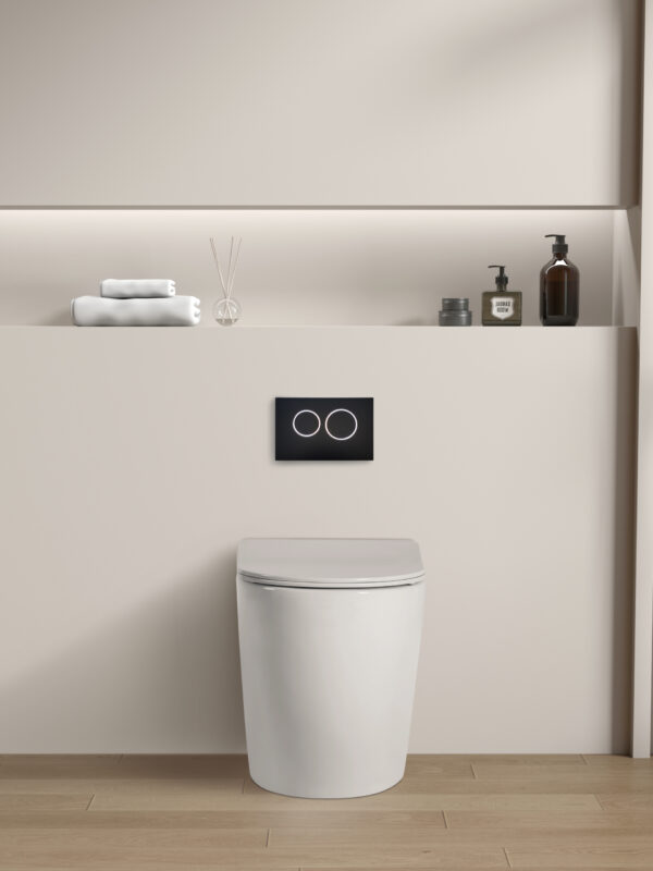 Veda Back to Wall Flush Pan - Image 2