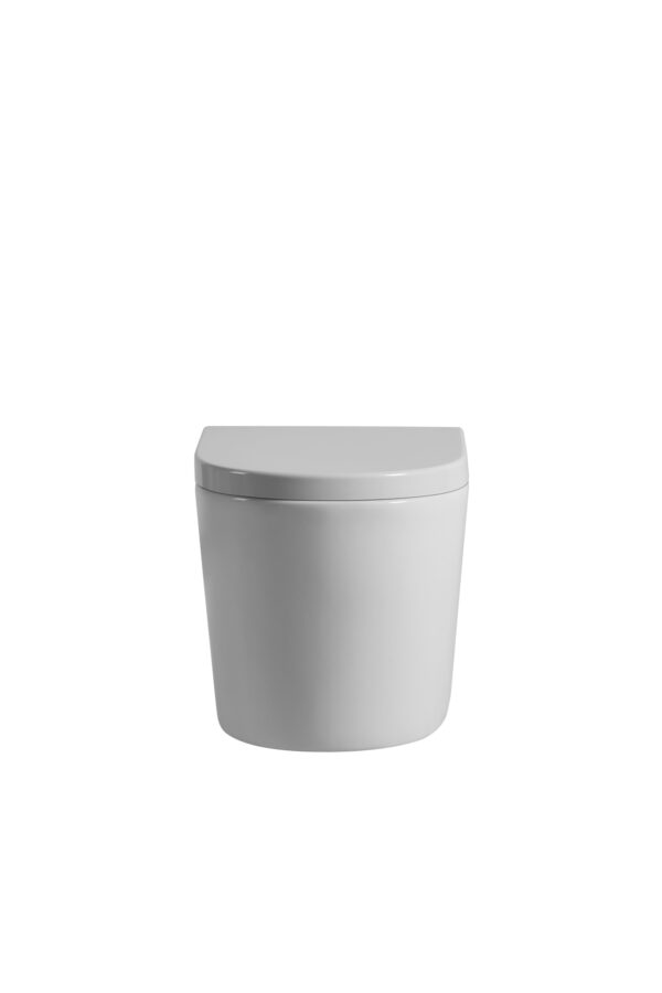 Avis Wall Hung Floor Rimless Flush Pan - Image 2