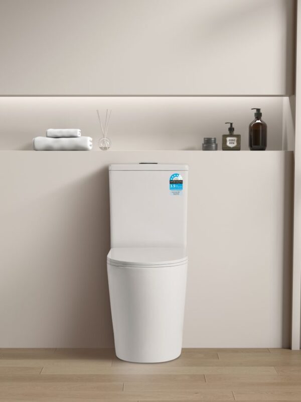 Avis Compact Rimless Flush Pan - Image 2