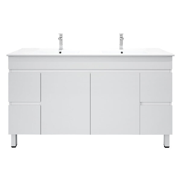 BIANCA 1500mm PVC Freestanding Vanity - Image 2