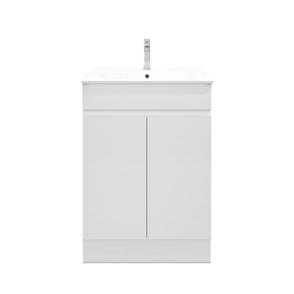 BIANCA 600mm PVC Slim Freestanding Vanity - Image 4