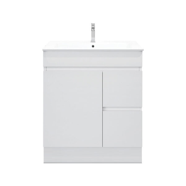 BIANCA 750mm PVC Slim Freestanding Vanity (RHD) - Image 4