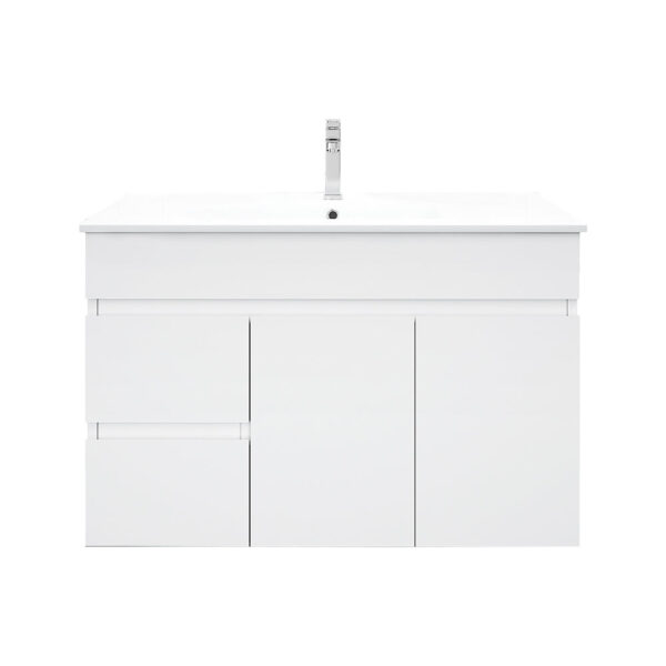 BIANCA 900mm PVC Wall-Hung Vanity (LHD) - Image 2