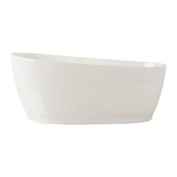 Cannes Freestanding Bathtub - Matt White - Image 4