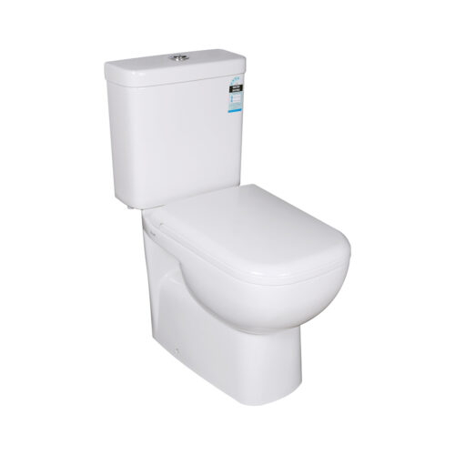 Cubo Closed Couple Flush Pan
