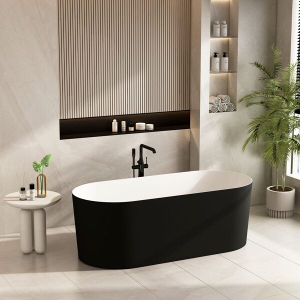 ISEO Freestanding Bathtub - Gloss White - Image 6