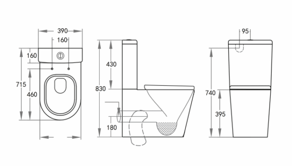 Avery Box Rim Flush Pan - Image 2