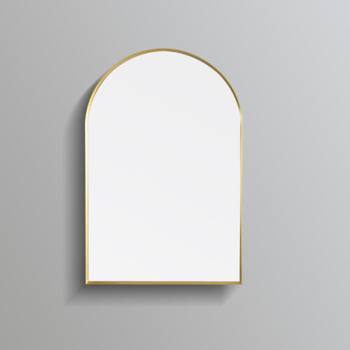 Oliva Arch Yellow Gold Frame Mirror