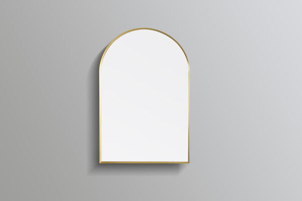 Oliva Arch Yellow Gold Frame Mirror