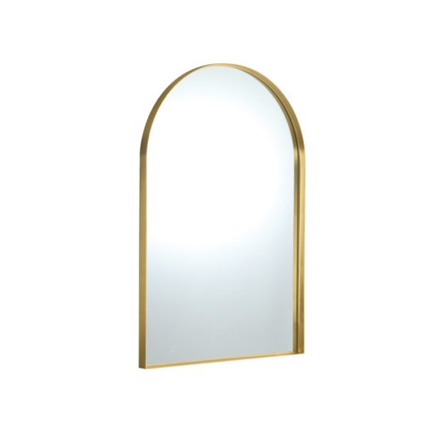 Oliva Arch Yellow Gold Frame Mirror - Image 4