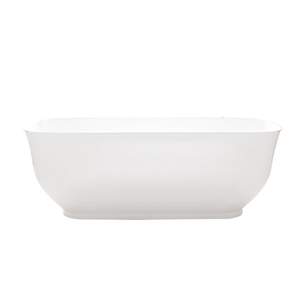Libra Freestanding Bathtub - Gloss White - Image 4