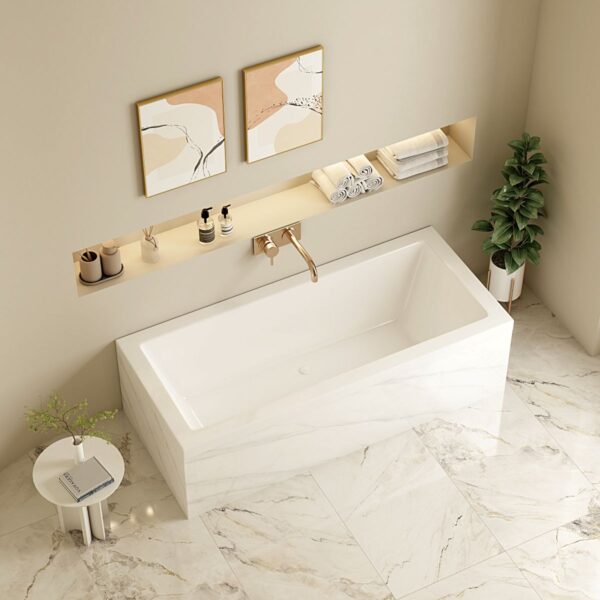 Mira Insert & Island Bathtub - Gloss White - Image 3
