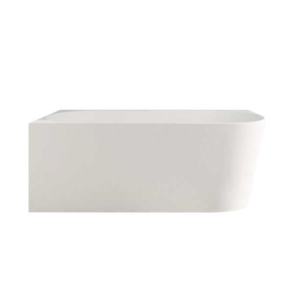 Nova Ultra-Thin Corner Bathtub - Gloss White - Image 8