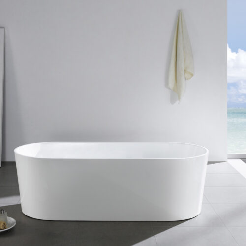 Opal Free Standing Bathtub Mini Gloss White