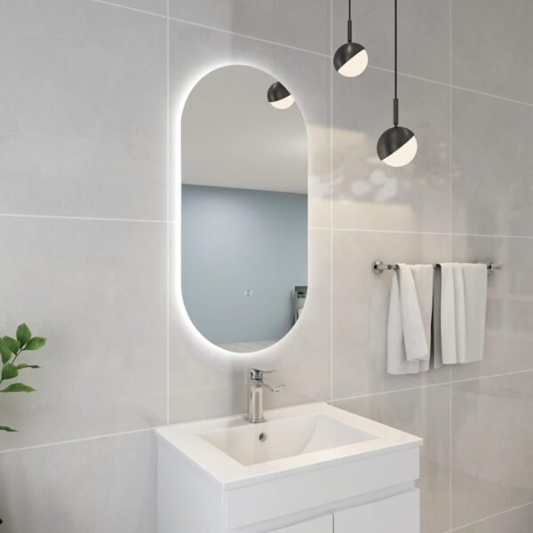 Oval LED Backlit Mirror - Image 2