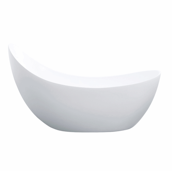 Posh Free Standing Bathtub Matte White - Image 2