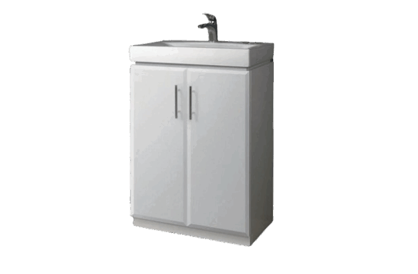 Powder Room Slim 600mm Vanity CERAMIC TOP
