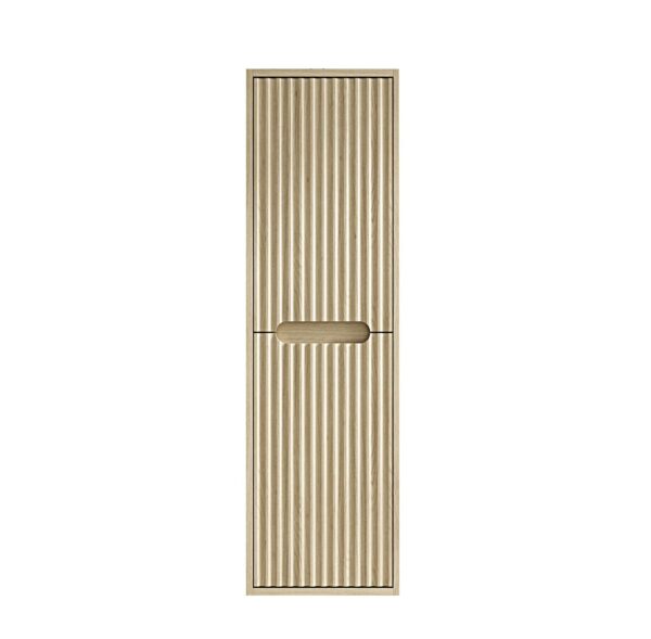 Fluted Rhea Tall Boy - Natural Oak - Image 4