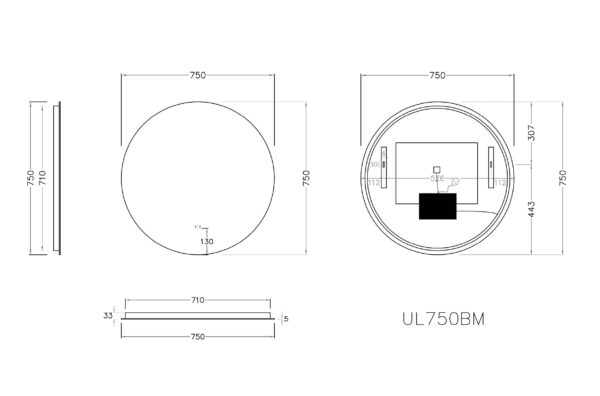 Oval LED Backlit Mirror - Image 4