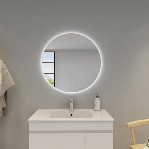 Oval LED Backlit Mirror