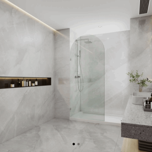 Top Arch Walk-in Single Panel