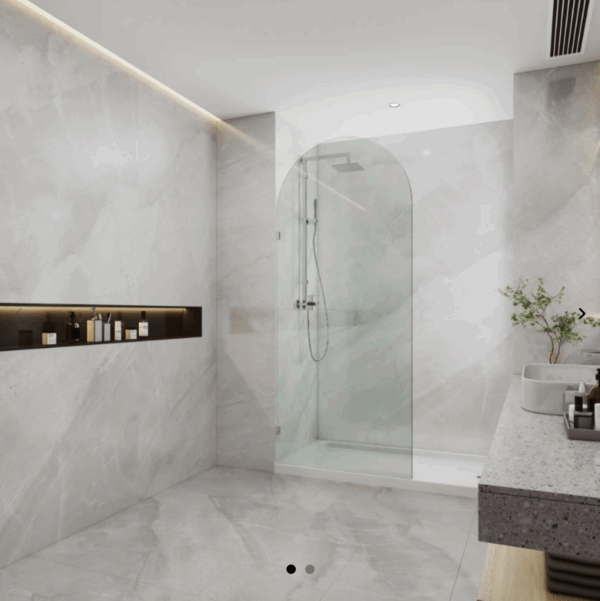 Top Arch Walk-in Single Panel