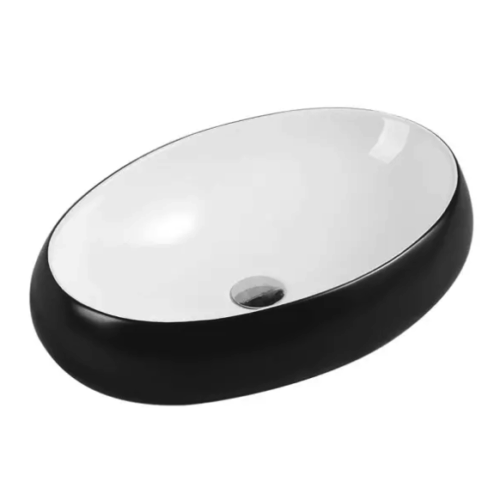 Chur 33 Black & White Above Counter Basin