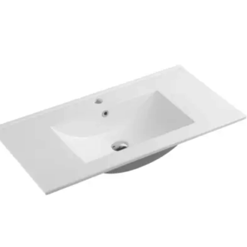 Mercio 900mm High Gloss White Slim Ceramic Top