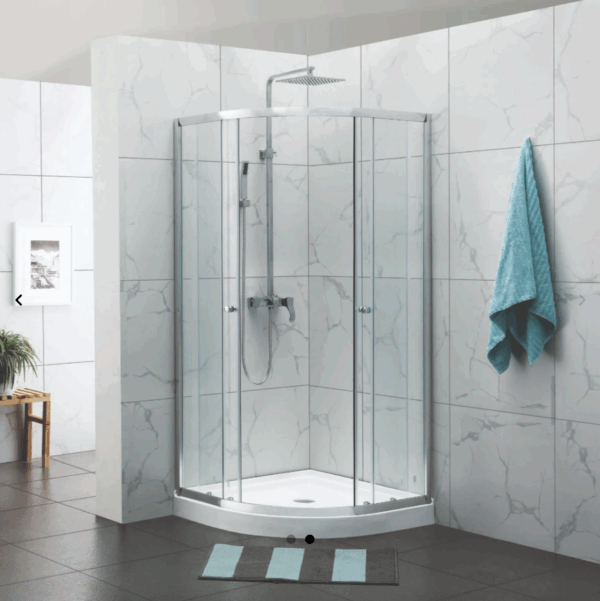 Semi Frameless Curved Double Sliding Door - Image 2