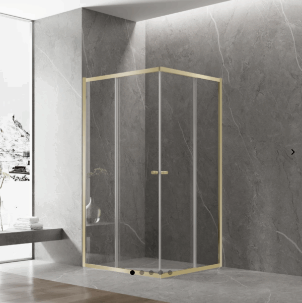 Semi Frameless Corner Double Sliding Door - Image 2